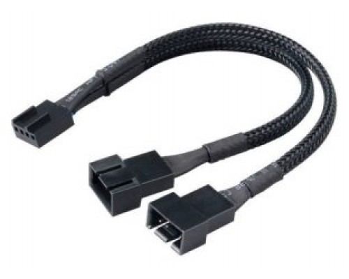Este cable divisor PWM permite conectar 2 ventiladores